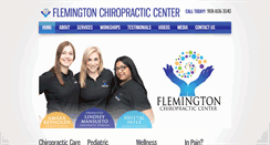 Desktop Screenshot of flemingtonchiropracticcenter.com